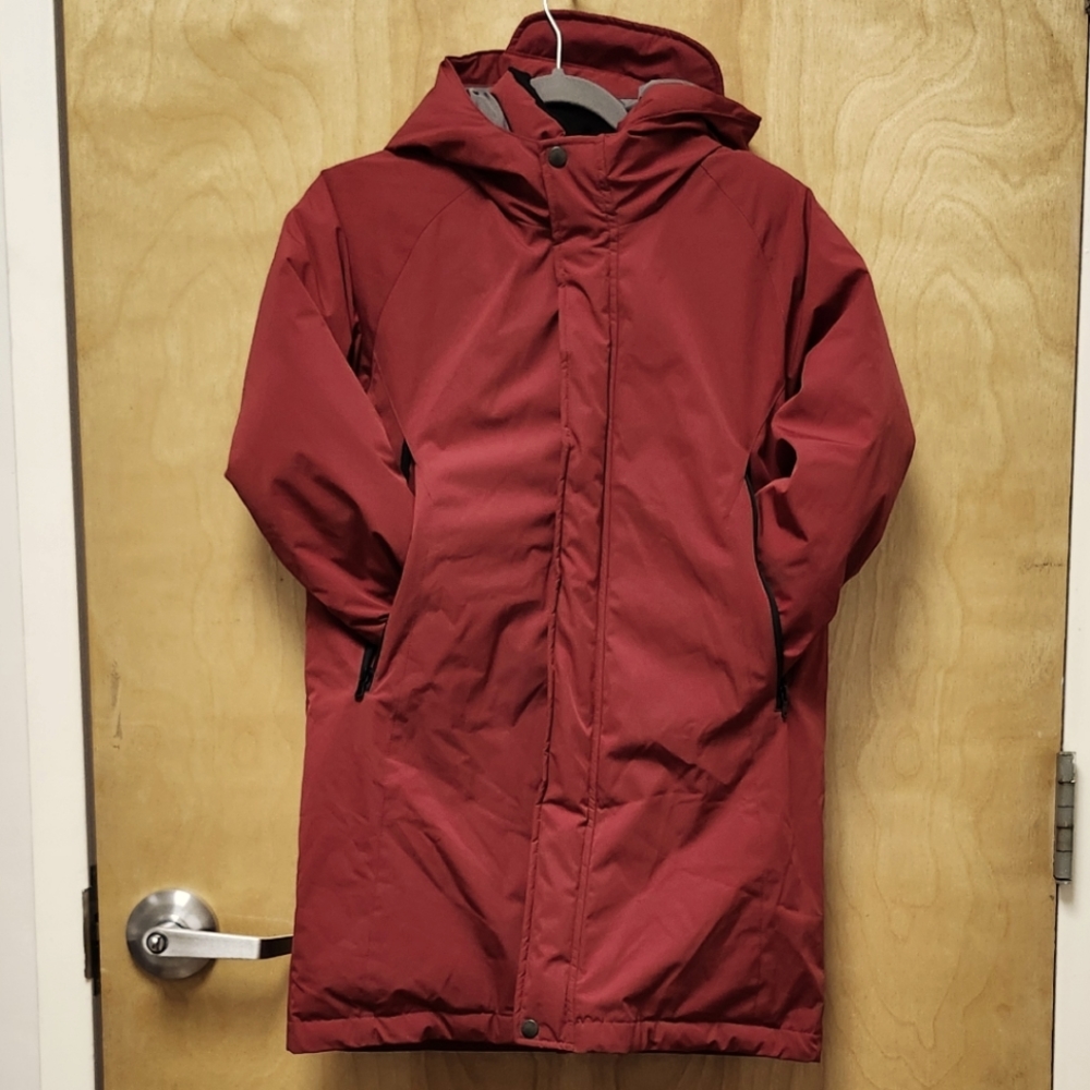 Dave & Bella size 11Y Hight 150/75 Down parka coat red NWT